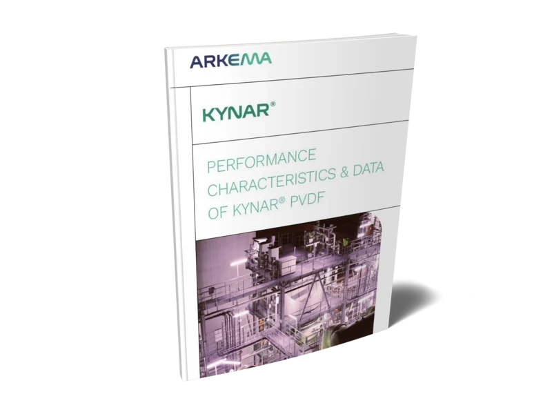 Cover of the Kynar® PVDF technical brochure for power and energy system applications.